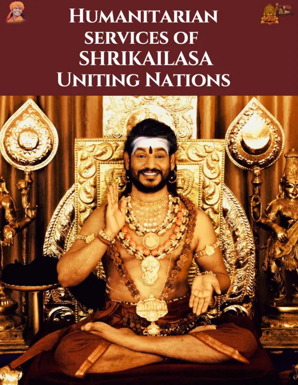 Humanitarian Services of Shri Kailasa - Uniting Nations - English